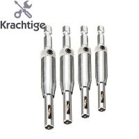 HH-DDPJKrachtige 4pcs Drill Bit Tools Punch Hole Hss Self Centering Hinge Hardware Drill Bits Set Door Cabinet 5/64" 7/64" 9/64" 11/64"