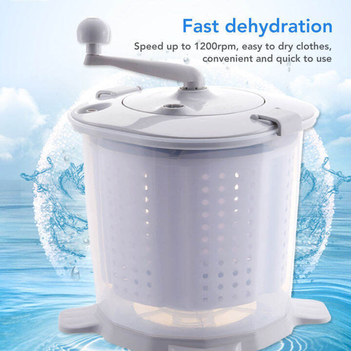 Portable Manual Washing Machine, Detachable Wash Basket Manual Washing