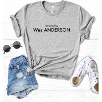 Directed By Wes Anderson Print Women Tshirt Cotton Casual Funny T Shirt for Lady Girl Top Tee Hipster