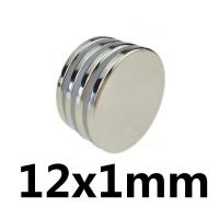 5ชิ้น แม่เหล็ก 12x1มิล Magnet Neodymium 12*1มิล แม่เหล็กแรงสูง 12x1mm กลมแบน ขนาด 12mm x 1mm แรงดูดสูง ติดแน่น ติดทน พร้อมส่ง