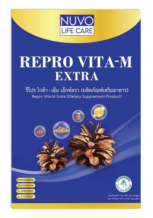 nuvo-life-care-repro-vita-m-extra-ผลิตภัณฑ์เสริมอาหารสำหรับคุณผู้ชาย-30-capsules