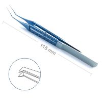 Titanium 115Mm Capsulorhexis Forcep Dental Tweezers Ophthalmic Micro Instruments