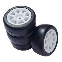 4Pcs 58mm Tires 12mm Hex Wheels with Sponge for 1/10 1/12 RC Drift Car 3Racing Sakura M5 M04 M05