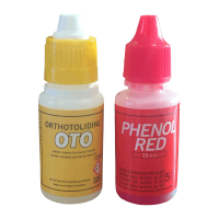 รีฟิลรีเอเจนต์สำหรับชุดทดสอบ pH &amp; CL 15cc ขวดคู่ Refill Reagents for pH &amp; CL Test Kits 15cc Bottles Pair