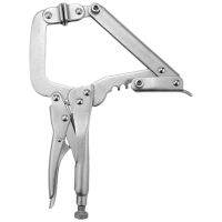 4-Point Locking Pliers Quick Adjustable Width of C-Clamp Holding From 2In. to 5In. Locking Pliers