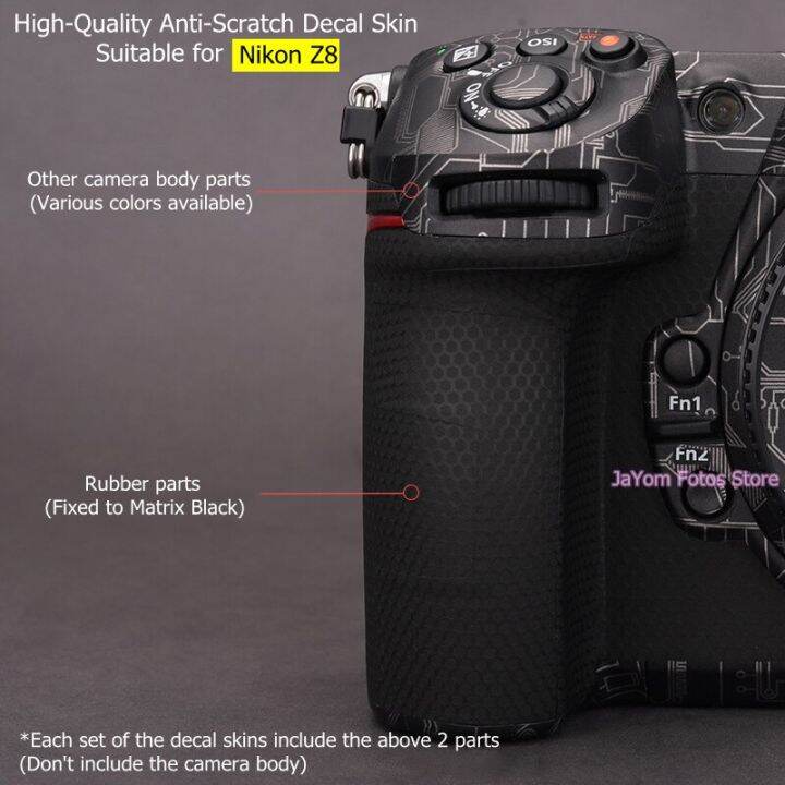สำหรับ-nikon-ฟิล์มห่อไวนิลกันรอยขีดข่วนสติ๊กเกอร์ติดบนตัวเครื่อง-z8เสื้อโค้ทป้องกันกล้อง