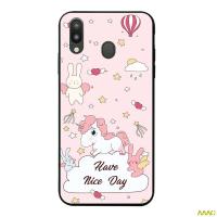 เคส AAC น่ารักสำหรับ Samsung Galaxy M20 HMHD ซิลิคอนนุ่มรูปแบบเคสโทรศัพท์เคส TPU