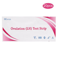 20pcs แถบทดสอบการตกไข่ Home ความแม่นยำในปัสสาวะ LH Test Strip Detection Indicator