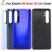 【▼Hot Sales▼】 jiejiu65879742 ฝาครอบด้านหลังสำหรับ Xiaomi Mi Note 10 Lite ตัวเรือนด้านหลังประกอบสำหรับ Xiaomi Note10 Lite Back Housing