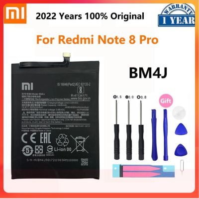แบตเตอรี่สำรองสำหรับโทรศัพท์ Xiaomi Redmi Note 8 Pro แบตเตอรี่4500MAh BM4J Xiaomi Redmi Note 100% ของแท้