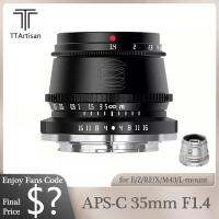 Ttartisan 35มม. F1.4 MF APS-C กล้องไร้กระจกแมโครที่สำคัญเลนส์สำหรับแคนนอน M1 M2โซนี่ A5000ฟูจิ X-T100 Olympus M1E-M5 Nikon Z50