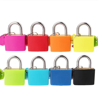 Anti-Theft With 2 Keys Padlock Lock Strong Steel Suitcase Lock Luggage Padlock Security Padlocks