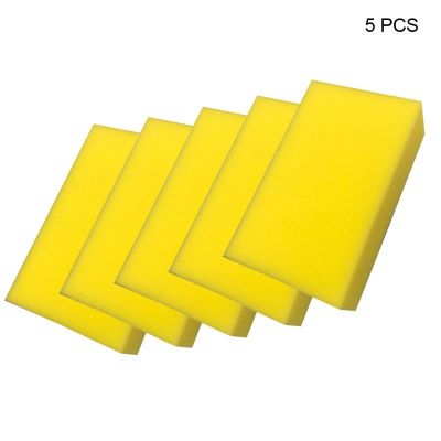 【JH】 5Pcs Soft Car Sponge Use Sponges No-Scratch for Household Cleaning Supplies
