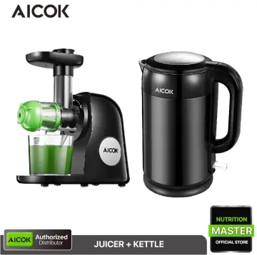 Aicok Juicer, 1000W Juice Extractor Fruit Vegetable, Stainless Steel