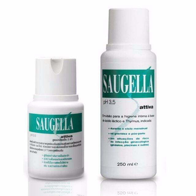 saugella-attiva-สีเขียว-250-ml-ซอลเจลล่า-เวชสำอางสำหรับทำความสะอาดจุดซ่อนเร้น