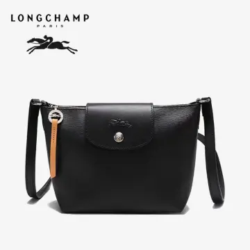 Longchamp Black Le Pliage Coated Canvas Tote