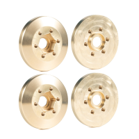 2PCS 1.9/2.2Inch Wheels Rim Brass Weights for 1/10 RC Crawler Axial SCX10 Capra TRX4 Parts