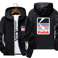 Kodak Polychrome Windbreaker Mens Pilot Thin Reflective Sunscreen Ultra Light Jacket Coat er Flight Jackets Oversize 7XL