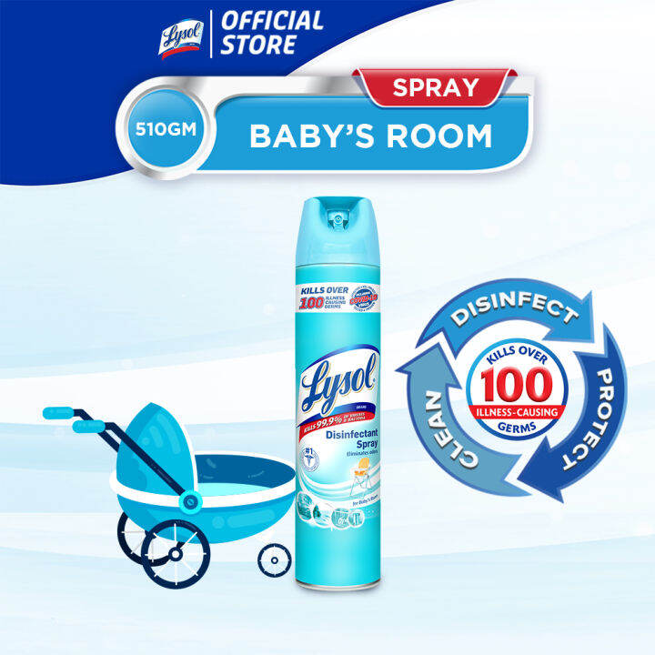 Lysol Disinfectant Spray For Baby's Room 510G Lazada PH