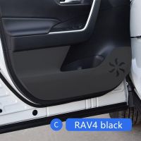 แผ่นป้องกันประตูรถยนต์แผ่นป้องกันการเตะสำหรับโตโยต้า RAV4 RAV-4 2020อุปกรณ์ตกแต่งภายใน