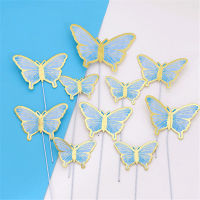 10pcs/Set Wedding Cake Decoration Party Cake Decoration Butterfly Cake Topper Cake Topper Baby Shower Cake Decoration