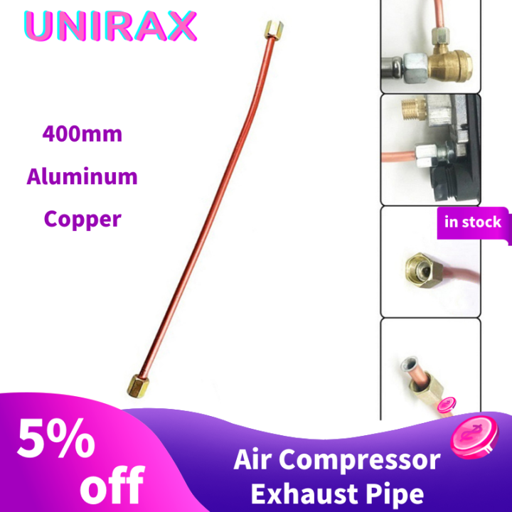 Air Compressor Exhaust Tube 400mm Replacement Air Pipe Oil Pump Spare Parts Lazada