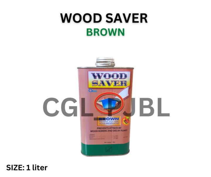 WOOD SAVER (BROWN) WOOD PRESERVATIVE 1 LITER Lazada PH
