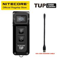 NITECORE ไฟฉายไฟชาร์จusb พวงกุญแจ EDC Led ขนาดเล็กไฟแบตเตอรี่ในตัวกระเป๋าปีนเขาสายชาร์จ USB