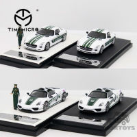 ไมโครเวลา1:64 SLS/918รถโมเดล Diecast รถตำรวจดูไบ