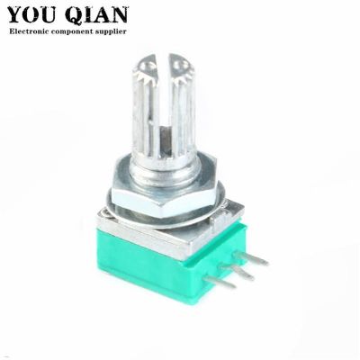 B5K B10K B20K B50K B100K B500K Audio Amplifier Sealed Potentiometer 15mm Shaft 3pins RK097N