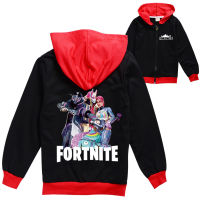 Fortnites เสื้อโค้ทคาร์ดิแกนเด็กหญิงเด็กชายแขนยาวพิมพ์ลายแฟชั่นเสื้อผ้าเด็ก65% 8317ฤดูใบไม้ผลิและฤดูใบไม้ร่วงซิปแจ็คเก็ต