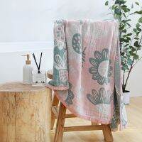 【CC】☏☋  layer gauze bath towel large 70 x 140 washed beach