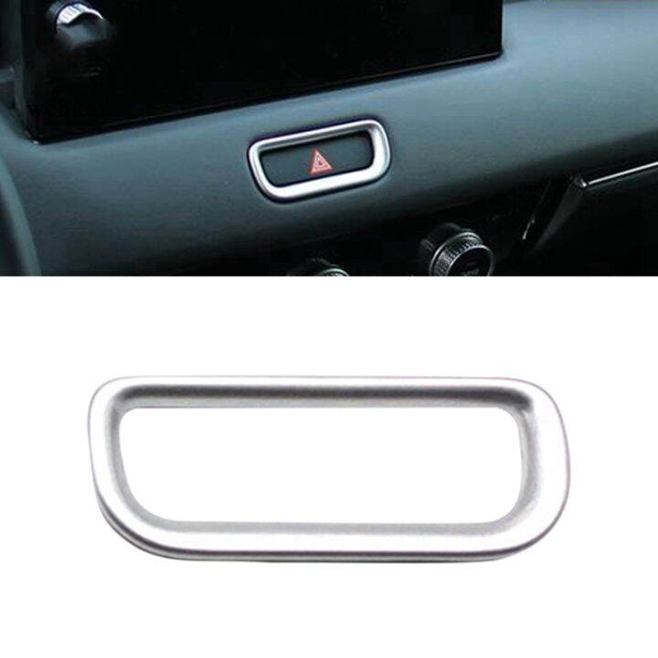 car-hazard-emergency-light-frame-warning-lamp-switch-cover-trim-for-honda-vezel-hr-v-hrv-2021-2022