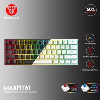 ◎✔ FANTECH MAXFIT61 Mechanical Keyboard Blue/Red Switch 61 Keys RGB Backlight USB Wired Gaming Keyboard For FPS DOTA LOL PC Gamer