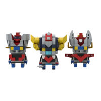 MOC Brickheadz Robot Pack Building Blocks Set Great Demon Bricks Toys Children Gifts