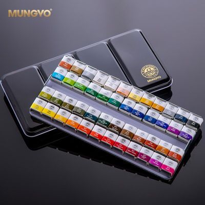 Korea Ally Solid 12 Colors 24 Colors 48 Colors Painting Solid Watercolor Sketch Set Embossing Powder for Card Making