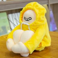 【CW】 1836/65cm Funny WOONGJANG Dolls Yellow Banana Man Plush Toys Korea Popular Anime Appease Dolls Birthday Gifts for Children Baby