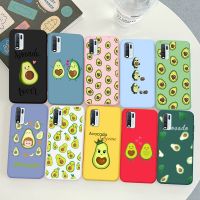 ㍿ Avocado Phone Case For Vivo Y20 Y30 Y12S Y20I Cute Soft Silicone Back Cover For Vivo Y20 Candy TPU Soft Back Cover