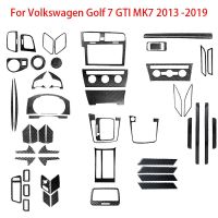 สำหรับ Volkswagen Golf 7 GTI MK7 2013 2014 2015 2016 2017 2018 2019สติกเกอร์ตกแต่งคาร์บอนไฟเบอร์ภายในอุปกรณ์แต่งรถ