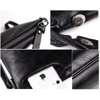Ready Stock Fashion Man Bag Soft PU Leather Men Women Cluth Bag Zip Purse Wallet