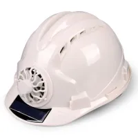 Outdoor Fan Helmet Solar Power Safety Hard Hat Under The Sunshine Working Helmets Construction Workplace ABS Protective Cap