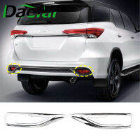 Car Fog Light Covers Surround Air Duct For Toyota Fortune SW4 2016 - 2019 ABS Rear Bumper Tail Fog Light Lamp Cover Stickers