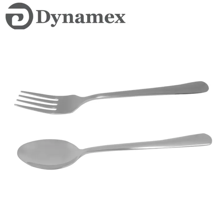 Authentic Dynamex Dining Spoon and Fork Set Stainless Steel 12pcs Set