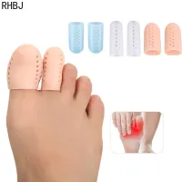 ❍ RHBJ 20Pcs 10Pairs Finger Foot Care Toe Tube Protector with Silicone Gel for Bunion Corrector and Pain Relief Foot Care Tools