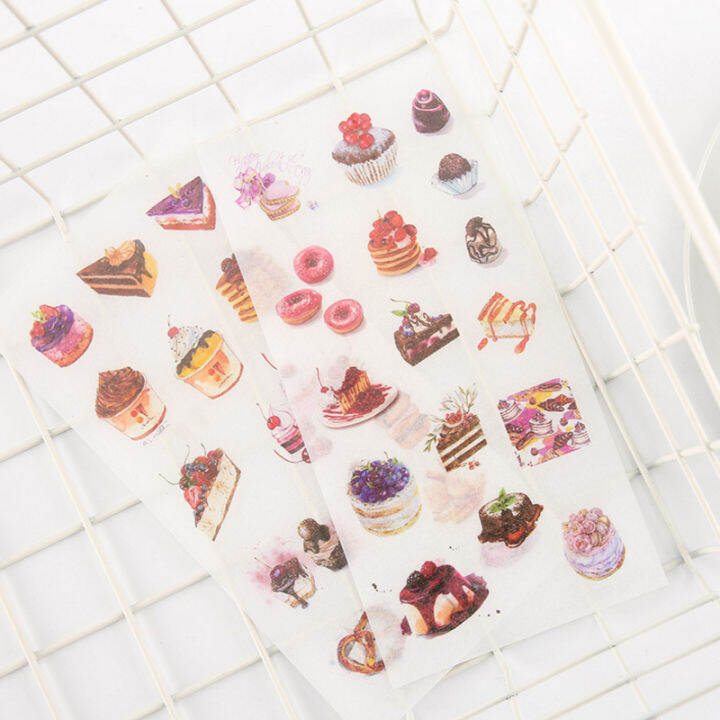 15packslot-dessert-cake-paper-stickerdoughnut-scrapbooking-decoration-labeldiy-diary-album-notes-girls-school-office-student