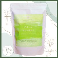 Calm Moment Magnesium Bath Salt with Lemongrass, Pandan &amp; Bergamot