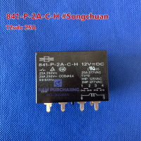 รีเลย์ RELAY 841-P-2A-C-H 12VDC SONG CHUAN 25A 250V