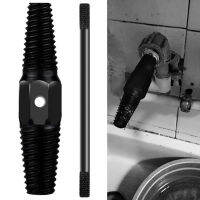 Faucet Screw Extractor Double Head 15/20mm Water Pipe Screw Extractor Durable Faucet Stud Bolt Remover Tool Carbon Steel Faucet Stud Bolt Remover Tool