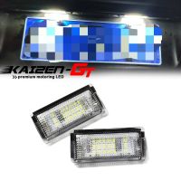 2Pcs 6500K 3528 SMD LED License Number Plate Lights White Canbus Error Free for BMW 3-series E46 1998-2005 3 4 5 Doors 12V