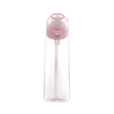 650Ml Flavouring Water Bottle Air Flavored Sugarflavorie Water Bottle with Straw Cup Sports Water Bottle